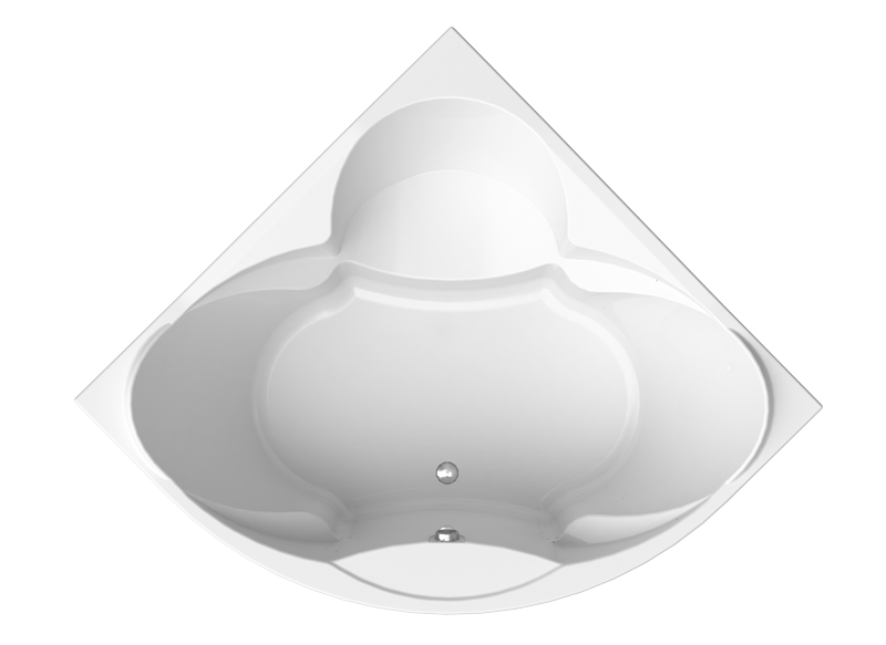 картинка Ванна Филадельфия 168*168 с/п бронза, молдинг бронза, смеситель Бриз-Bronza Линкольн большой Radomir 