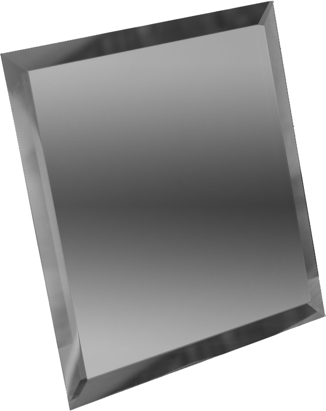 картинка Плитка КЗГ1-15 квадр.зерк.графитовая плитка с фацетом 10мм 150*150 10шт 