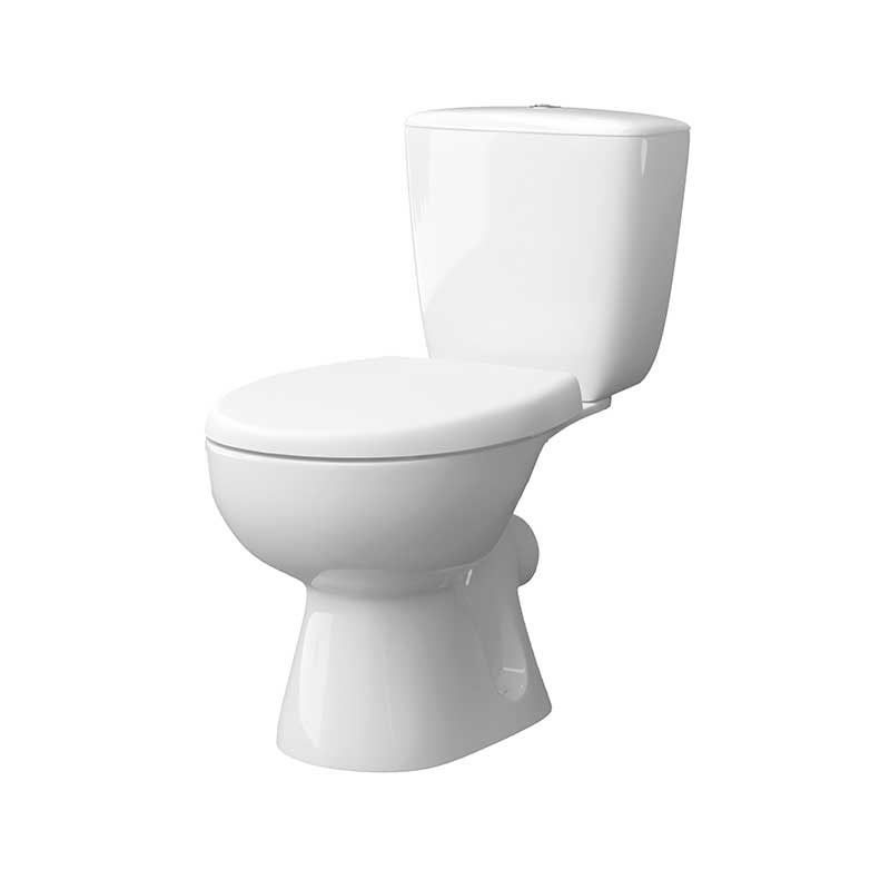 картинка Унитаз-компакт Позитано ЖС Инкоэр с жестким сиденьем,с двухреж. спускной арма-ой ,креплением Керамин 