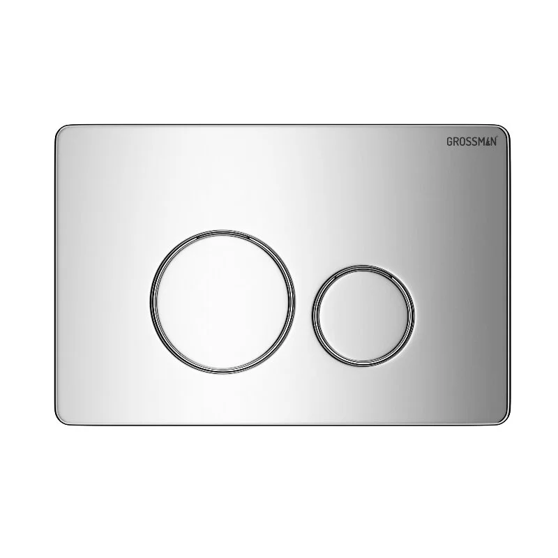 картинка Клавиша смыва Style хром глянцевый 700.K31.05.10M.10M Grossman 