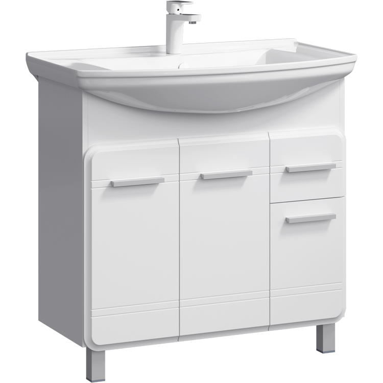 картинка Тумба Корсика с ум. Стиль 850 на ножках KOR0108 Aqwella 