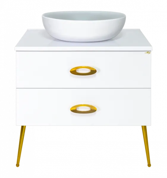 картинка Тумба Маргарет 80 напольная с 2 ящ. с столешнц. Челси 80 ум. Ринго 53 Misty 