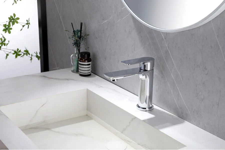 картинка Смеситель Weiss Insel для раковины, хром AF8010 Abber 