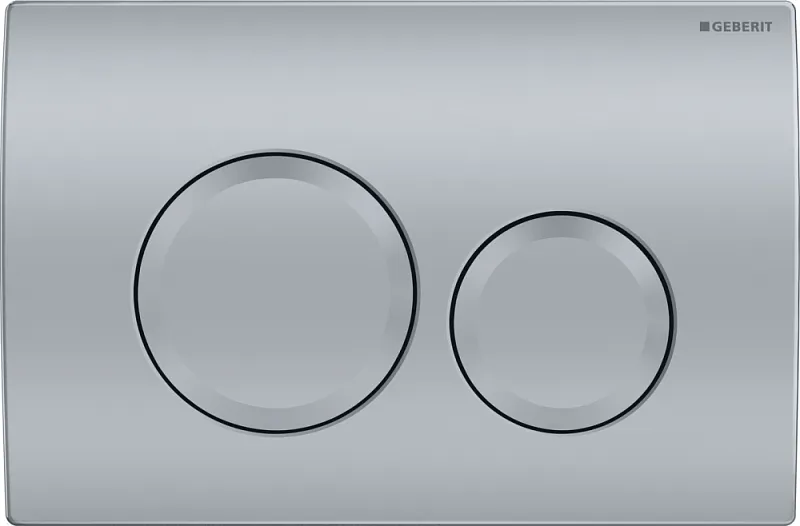 картинка Смывная клавиша Delta 20 двойной слив матовый хром 115.127.46.1 Geberit 