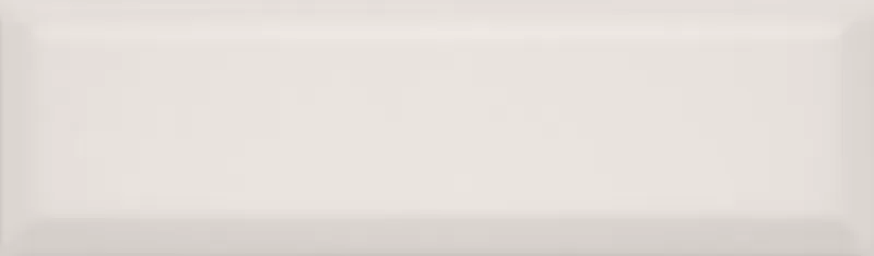 картинка Плитка керамическая Аккорд 9011 бежевый светлый грань глянцевый 8.5*28.5см (0.97м2/40шт) 