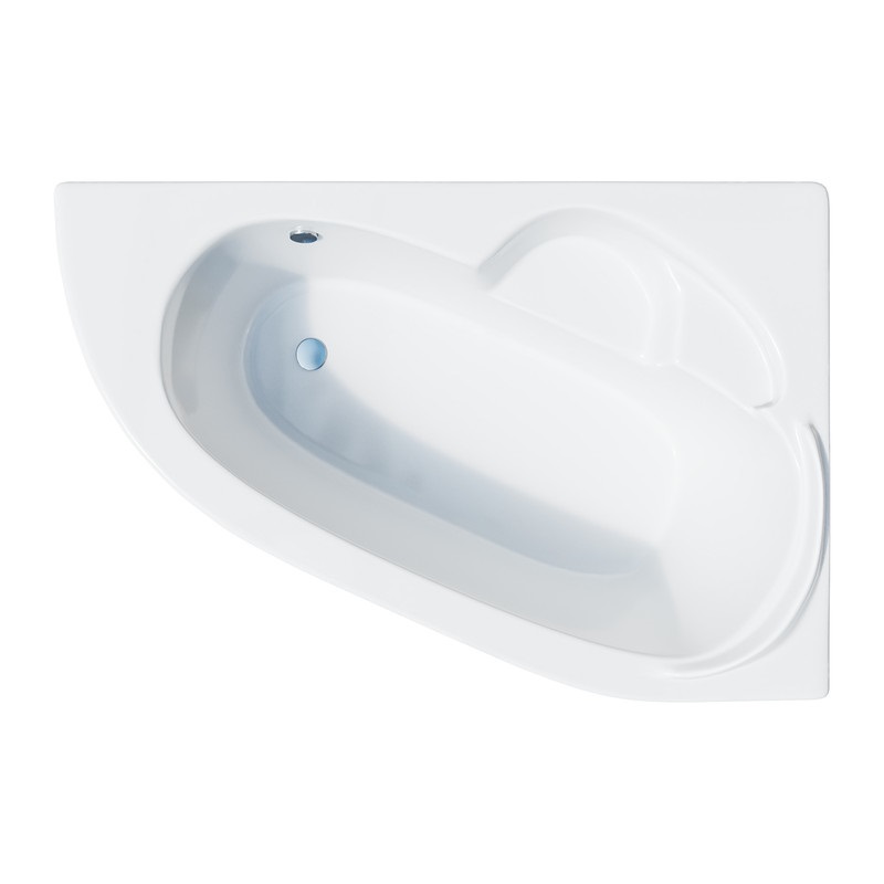 картинка Ванна корыто Siena асимметричная правая 150*100 белый Corpanera 