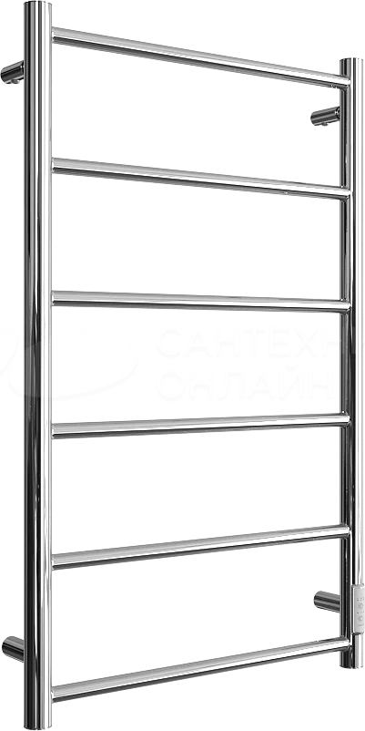 картинка Полотенцесушитель J neo 80/50 1"-1/2" Электрический (К диммер Полированный) 