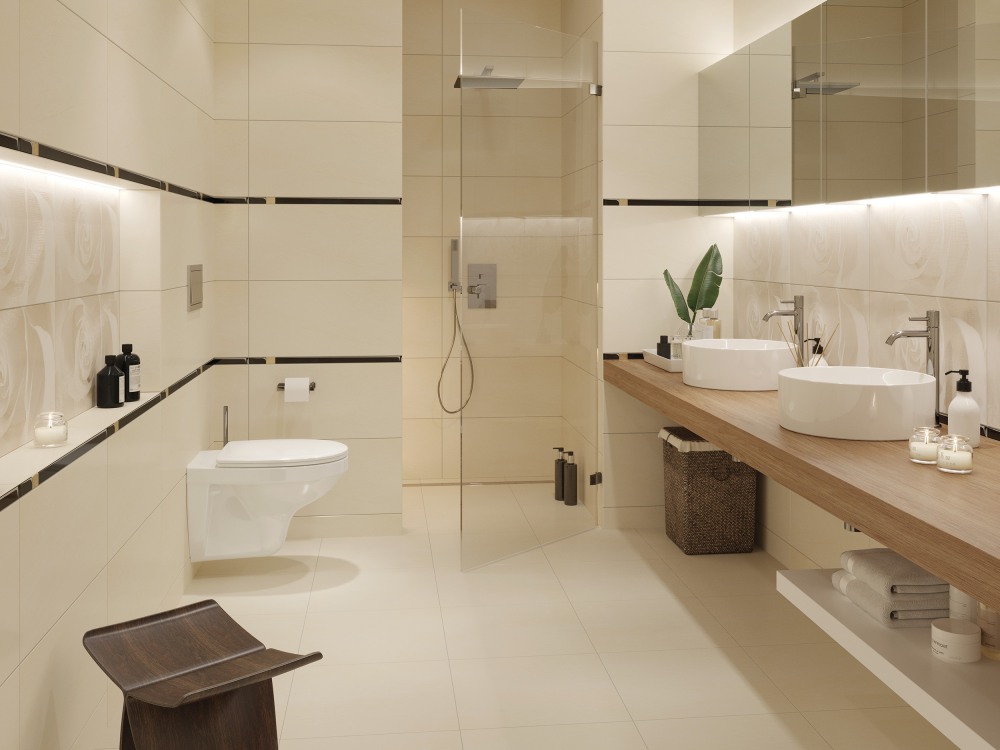 картинка Плитка керамическая Effecta ECL011D-60 д/стен бежевый 29.8*59.8 (1.25м2/7шт) 