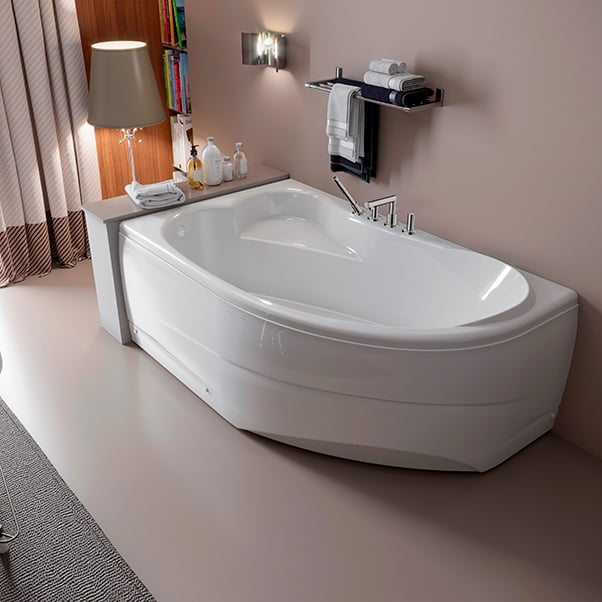 картинка Ванна акриловая Ялта 170*100 левая Mirsant, Ограниченно годен 