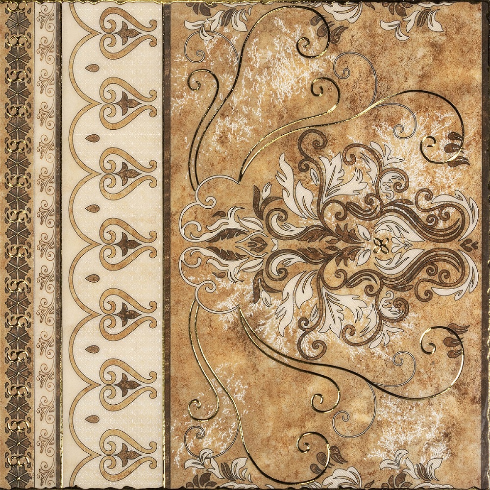 картинка Керамогранит PGKM 3542-А д/пола бордюр 60*60см (1.44м2/4шт) 