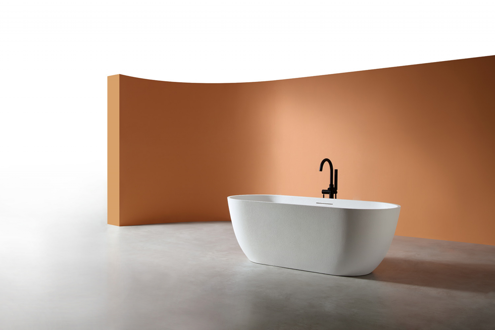 картинка Ванна Frankfurt из искусственного камня белая матовая AM9941 Abber 