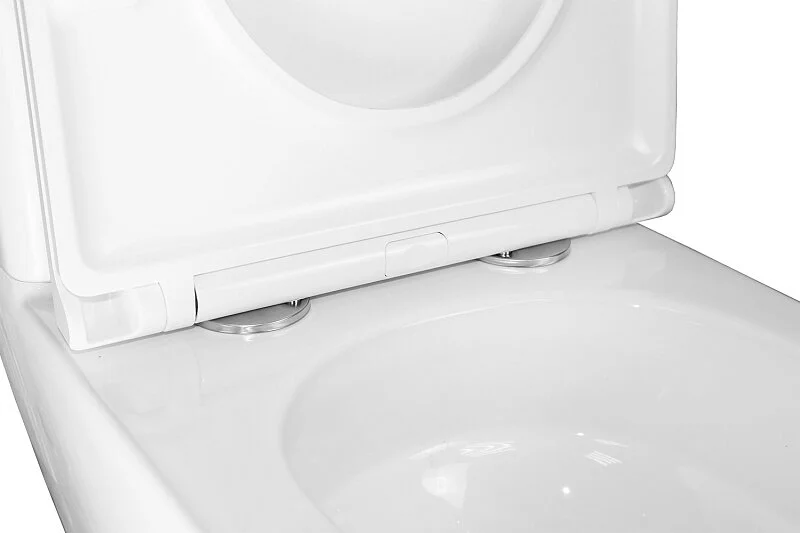 картинка Унитаз Joy напольный безободковый с бачком сиденьем микро. арм 2 место AZ-2168-UQ3 Azario 