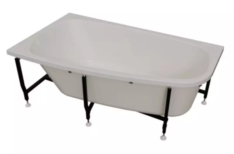 картинка Ванна Рона 168*95 R на каркасе без панели Radomir 