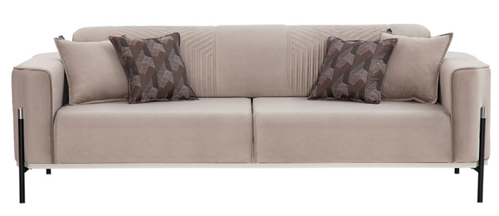 картинка Диван Girne Second Three Seater HM-61 трехместный c раздвижным механизмом Weltew 