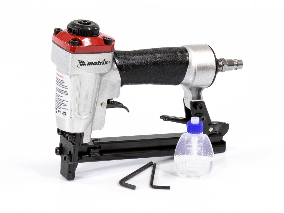 картинка Степлер пневматический для прямоугольных скоб от 6 до 13мм Matrix 57415 