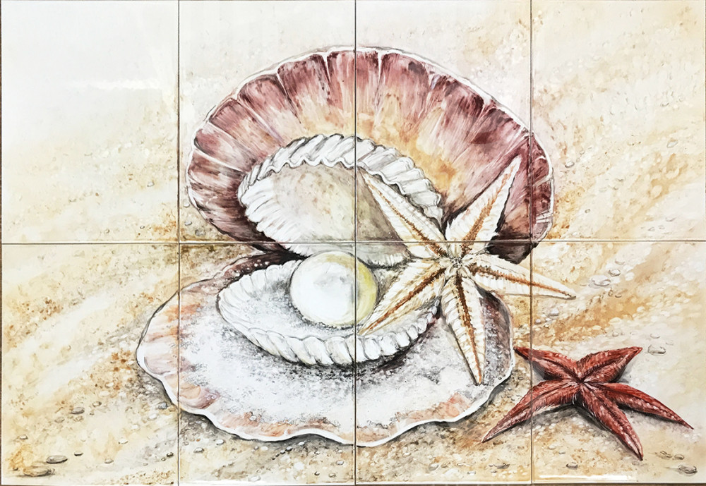 картинка Панно керамическое Жемчужина GQA 62115 H(T) 9 белый 300*600 