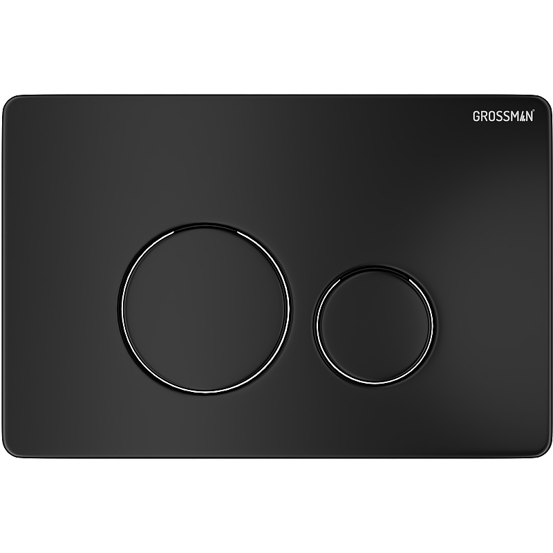 картинка Клавиша смыва Style черный матовый 700.K31.05.21M.21M Grossman 