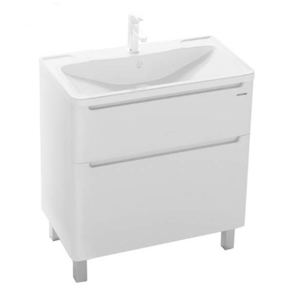 картинка Тумба напольная Адель 80 с 2-я ящ. белая ум. Адель 80 Grossman 