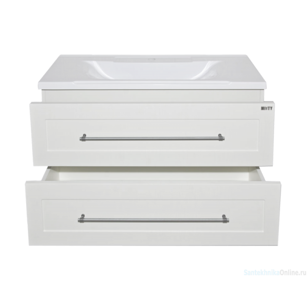 картинка Тумба Марта 100 напольная белая факт Misty 