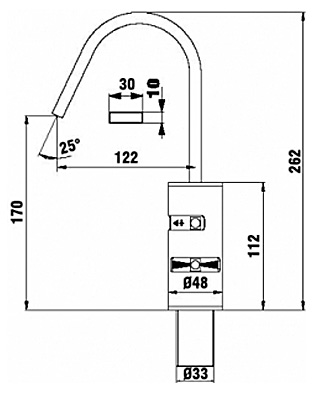 картинка Смеситель для раковины e.c.a Creavit 402108216 