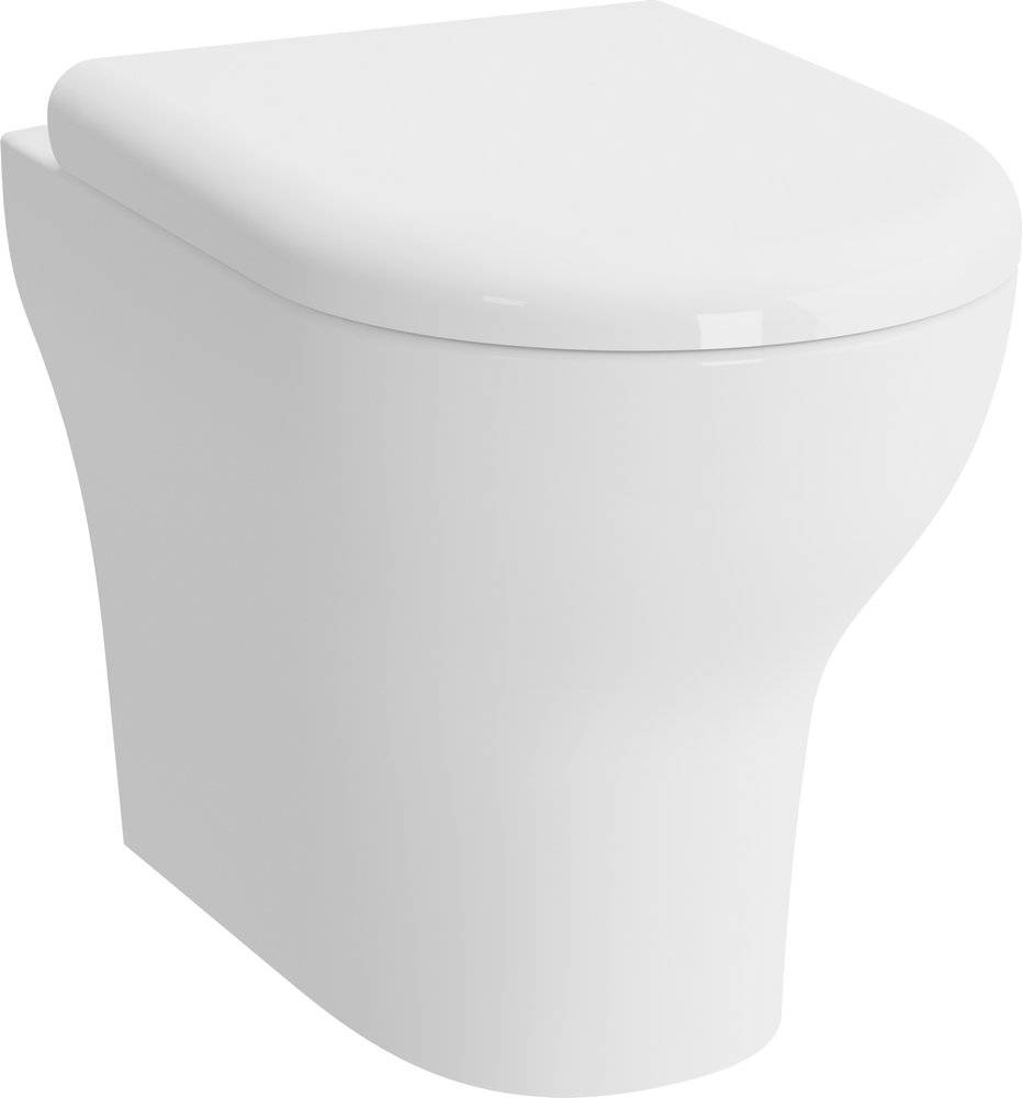 картинка Унитаз Zentrum приставной с сиденьем белый 5788B003-0075 + 801-003-019 Vitra 
