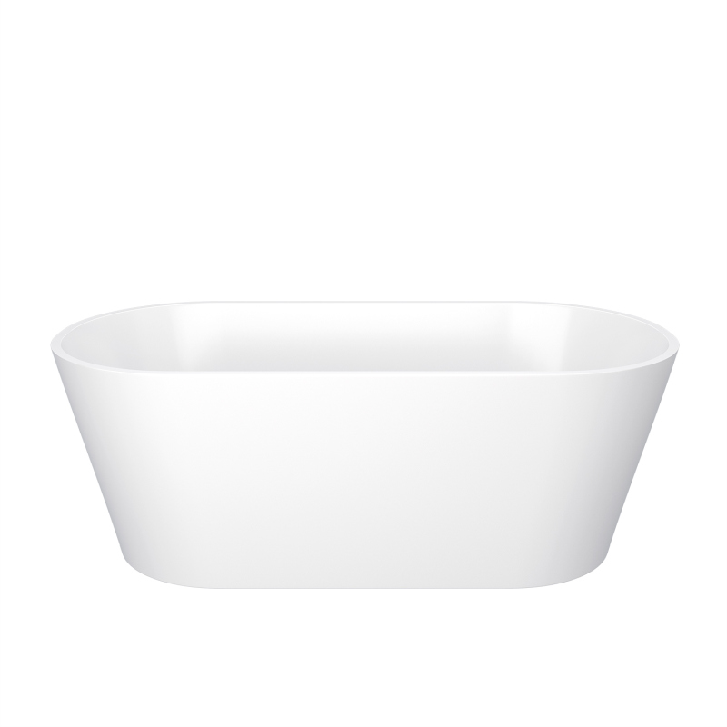 картинка Ванна Corsica 168*80,7*56 каменная белая AQUA DE MARCO 