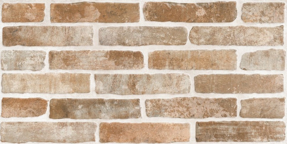 картинка Плитка керамическая Брикстори 6060-0244 д/стен кирпич 1сорт 30*60см (1.27м2/7шт) 