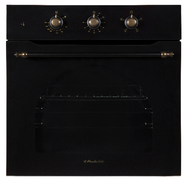 картинка Духовой шкаф электрический Il Monte BO-66 MK black rustico 