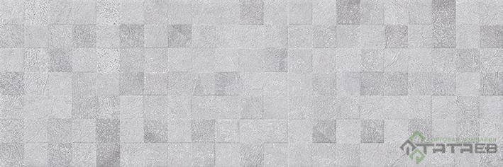 картинка Плитка керамическая Mizar 17-31-06-1182 д/стен темно-серый мозаика 20*60см (1.2м2/10шт) 