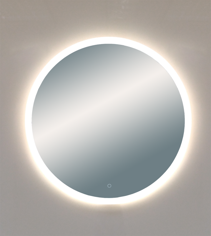 картинка Зеркало НЕОН 5 LED 700*700 сенсор на зеркале (круглое) Misty 
