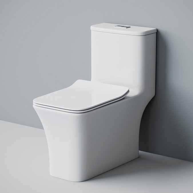 картинка Монолит SM9615 с гофрой и подводкой сиденье ДП с быстрым съемом Eva Gold 