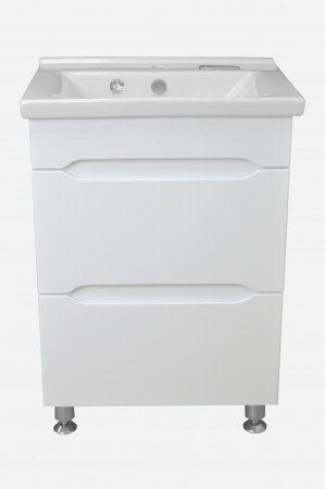 картинка Тумба Арфа 60/2Н (600*850*435) напольная с раковиной Миранда 60 Сантек без подсветки Loranto 