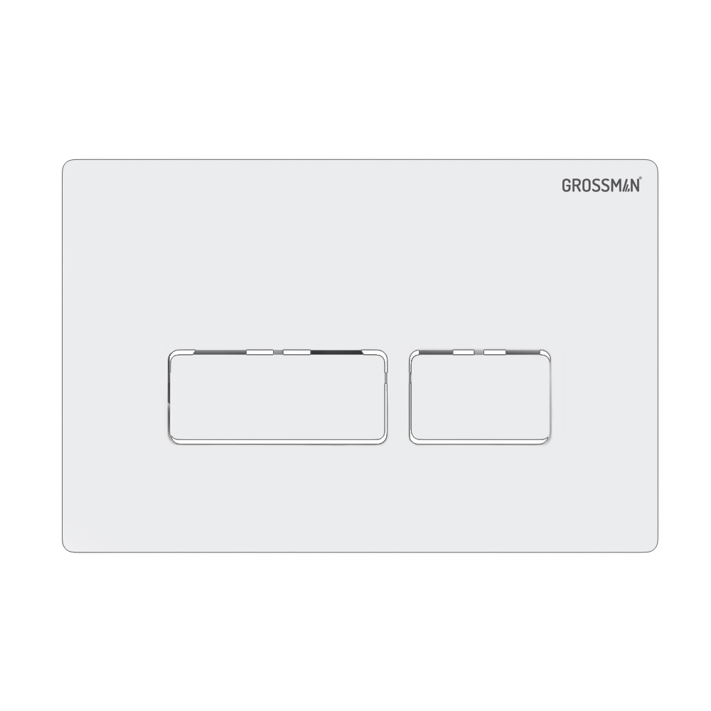 картинка Клавиша смыва Pragma белый глянцевый 700.K31.03.000.000 Grossman 