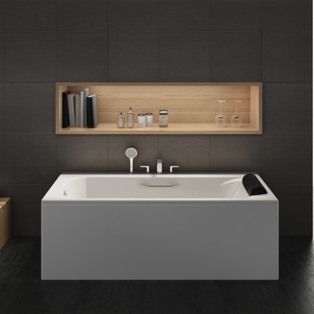 картинка Ванна акриловая прямоугольная BeCool 180*80 Roca 