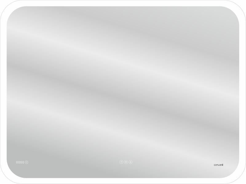 картинка Зеркало Led 070 pro 100*70 с подсветкой,сенсор,антизапотевание Cersanit 
