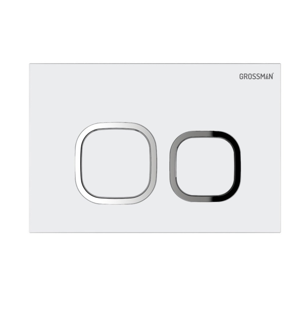 картинка Клавиша смыва Cosmo белый глянцевый 700.K31.02.000.000 Grossman 