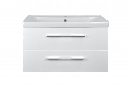 картинка Тумба Ника 80 подвесная с раковиной Sava 80 Azario 