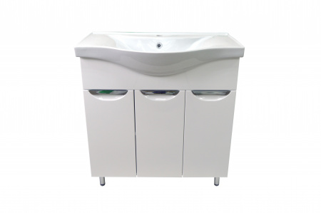 картинка Комплект Тумба Стиль-80/2 (800*850*460) с раковиной Basic 80 (Турция) Loranto 