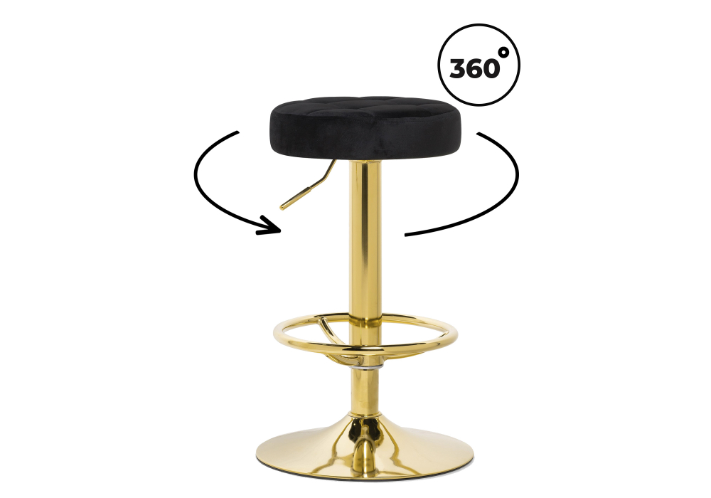 картинка Стул барный Marun Black/F080 (HCD-50) 