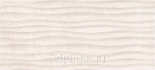 картинка Плитка керамическая Шанталь д/стен верх люкс светло-бежевый 25*50см (1.25м2/10шт) 