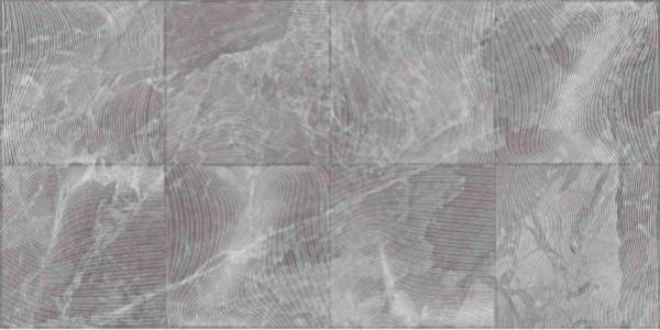 картинка Плитка керамическая Флорида д/стен серая люкс 25*50см (1.25м2/10шт) 