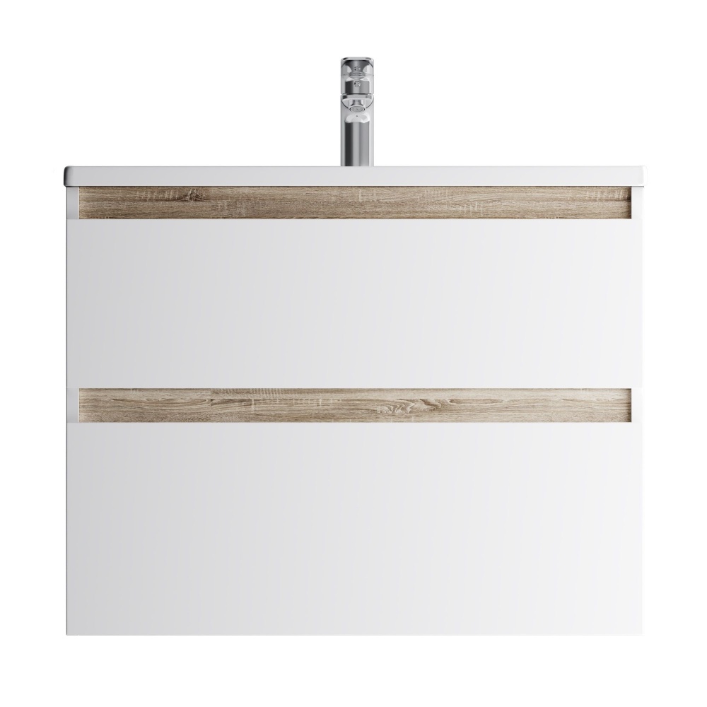 картинка Тумба подвесная M85AFHX0802WG X-Joy 80 2 ящ белый лянец ум. M85AWCC0802WG L/AMPM 