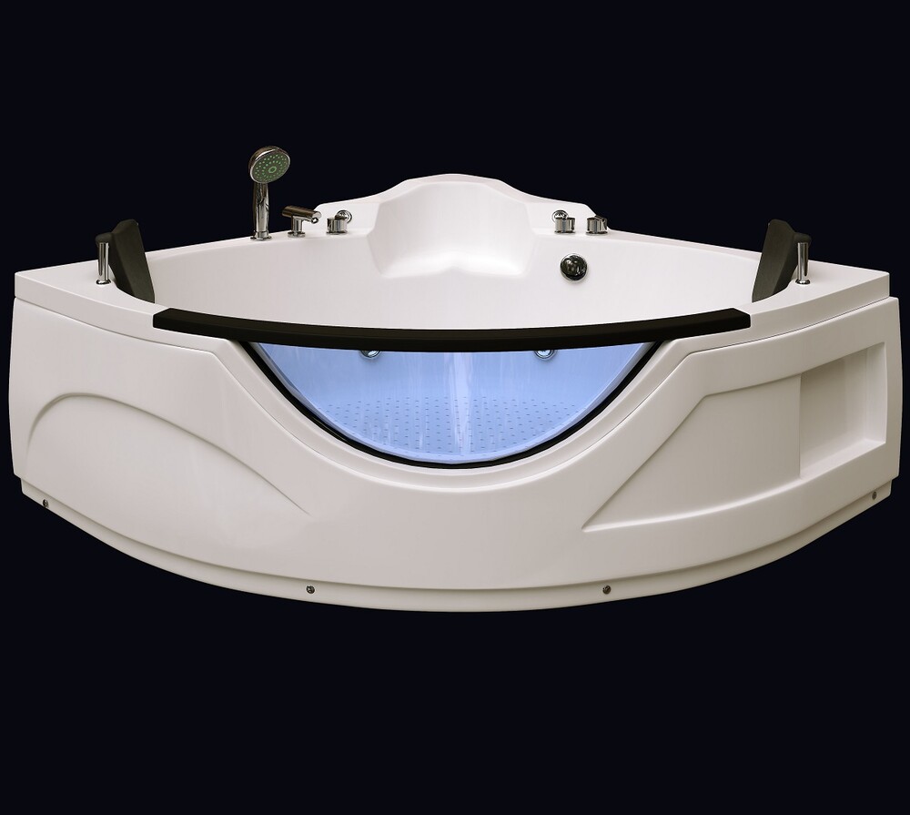 картинка Ванна OLB-806 ГМ 1550*1550*750 с насосом и переливом Eva Gold 