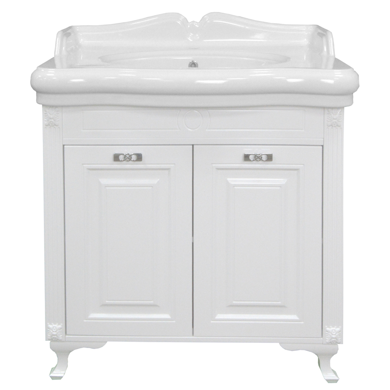 картинка Комплект Тумба Magnolia 90 с рак. Victorian 90 (Kale) Loranto 