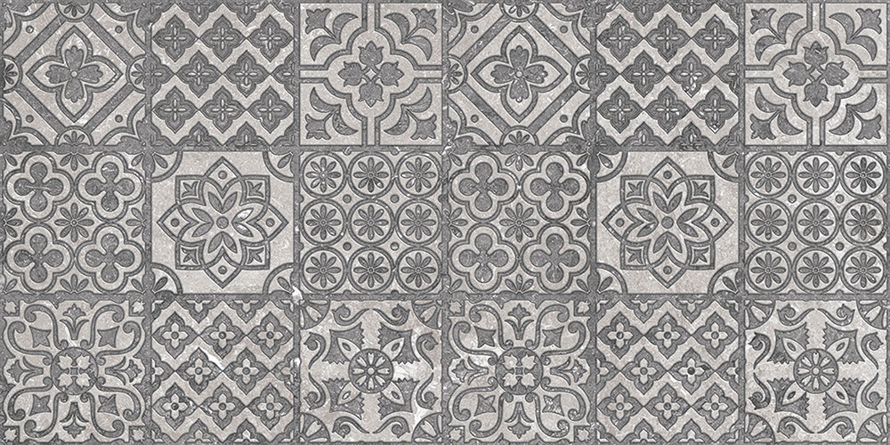 картинка Керамогранит Iltas Grey Decor 60*120см (1.44м2/2шт) 