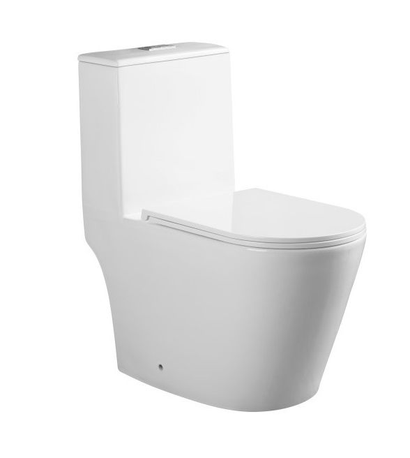 картинка Монолит T1070 UF, безободковый, сиденье дюропласт(с гофрой и подводкой) УТ-00006270 Eva Gold 