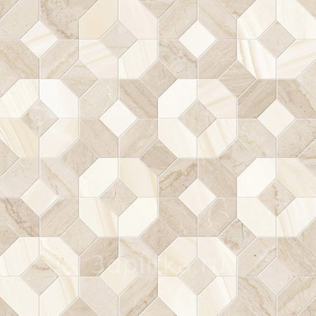картинка Плитка керамическая Mosaico Crema д/пола 45*45см (1.42м2/7шт) (62.48м2) 