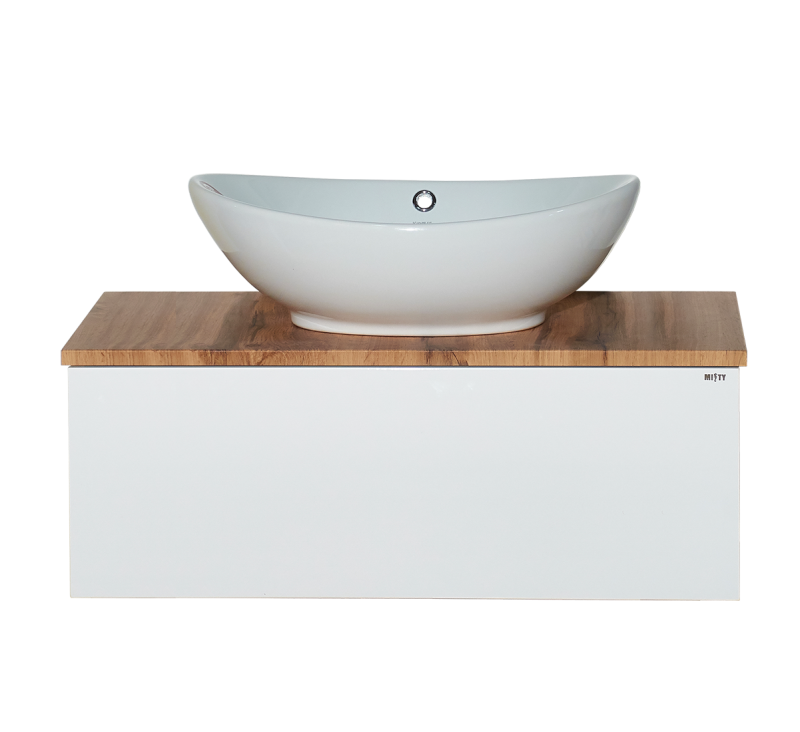 картинка Тумба Ива 80 подвесная комбинированная 1 ящ ум. Дрея Триумф Misty 