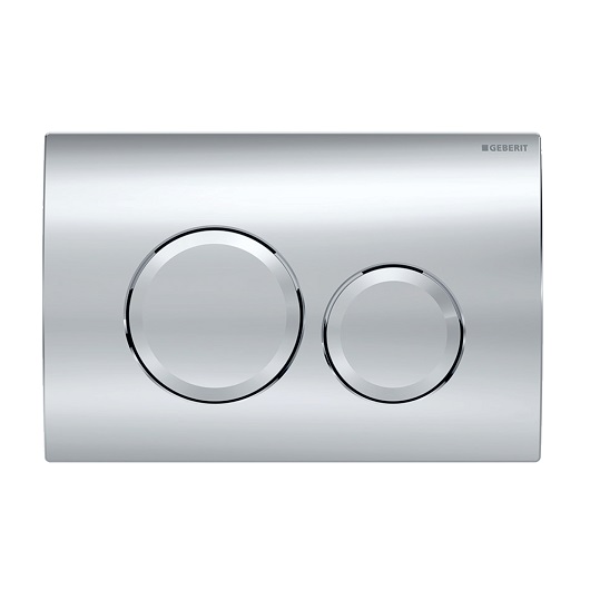 картинка Смывная клавиша Delta20 двойной слив глянцевый хром 115.127.21.1 Geberit 