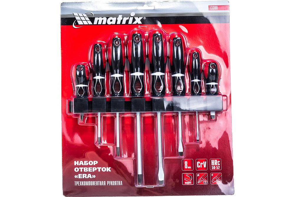 картинка Набор отверток Era matrix 8шт 13380 